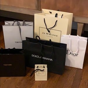 Designer shopping bags